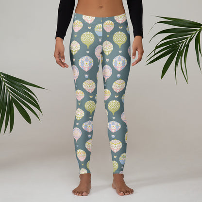 Hot air balloon yoga pants