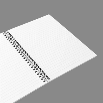 Image: Vibrant rainbow swirl notebook with psychedelic abstract design and lined pages, perfect for Pride month, back-to-school shopping, or daily inspiration. The spiral binding keeps pages secure while allowing easy flipping for journaling or class notes. This colorful LGBTQ-friendly notebook is great for teens, teachers, and artists who love expressive, rainbow-themed stationery and gifts - Ruled Line - jaecrece