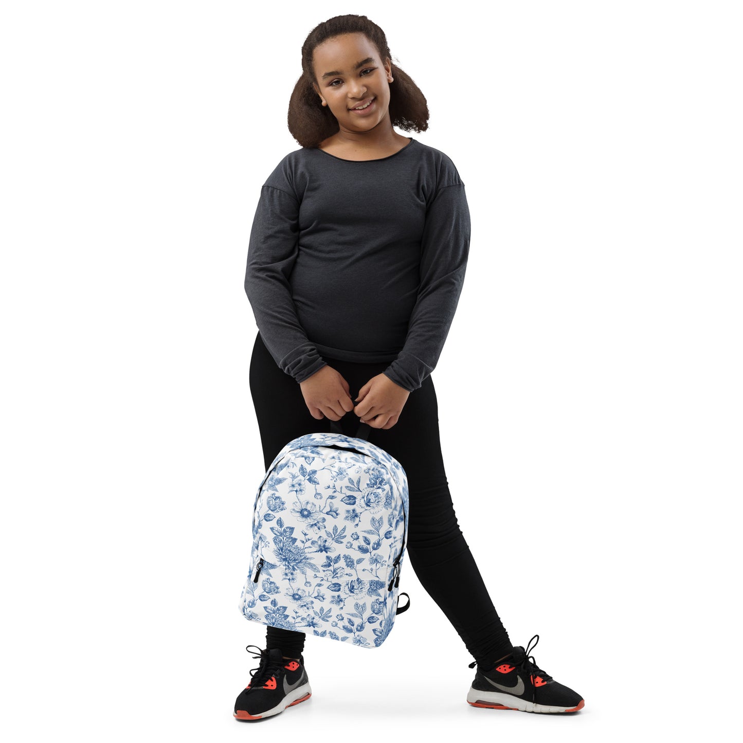 Channel the French countryside vibe with this stunning Blue Toile Backpack, a chinoiserie diaper bag and kids backpack that’s perfect for stylish moms, girls, and teens. Designed with an elegant toile de jouy print, this versatile bag is ideal for travel, school, or horse shows. Use it as a diaper bag, lunchbox, or everyday backpack. A thoughtful custom baby shower gift for new moms and families.