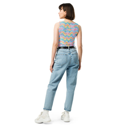 Gelato Pastel Tie Dye Crop Top