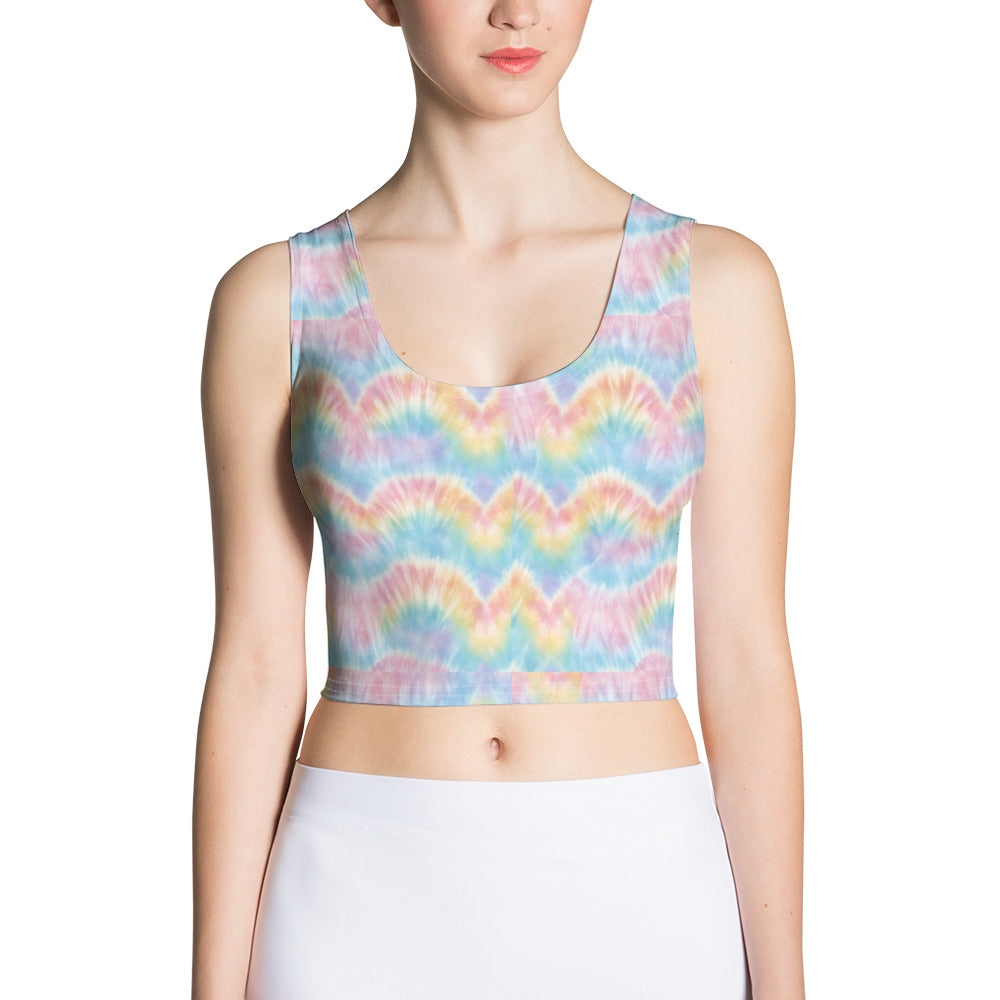 Gelato Pastel Tie Dye Crop Top