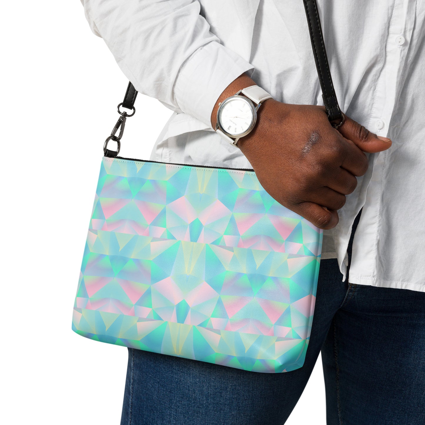 Pastel Prisms Crossbody Bag