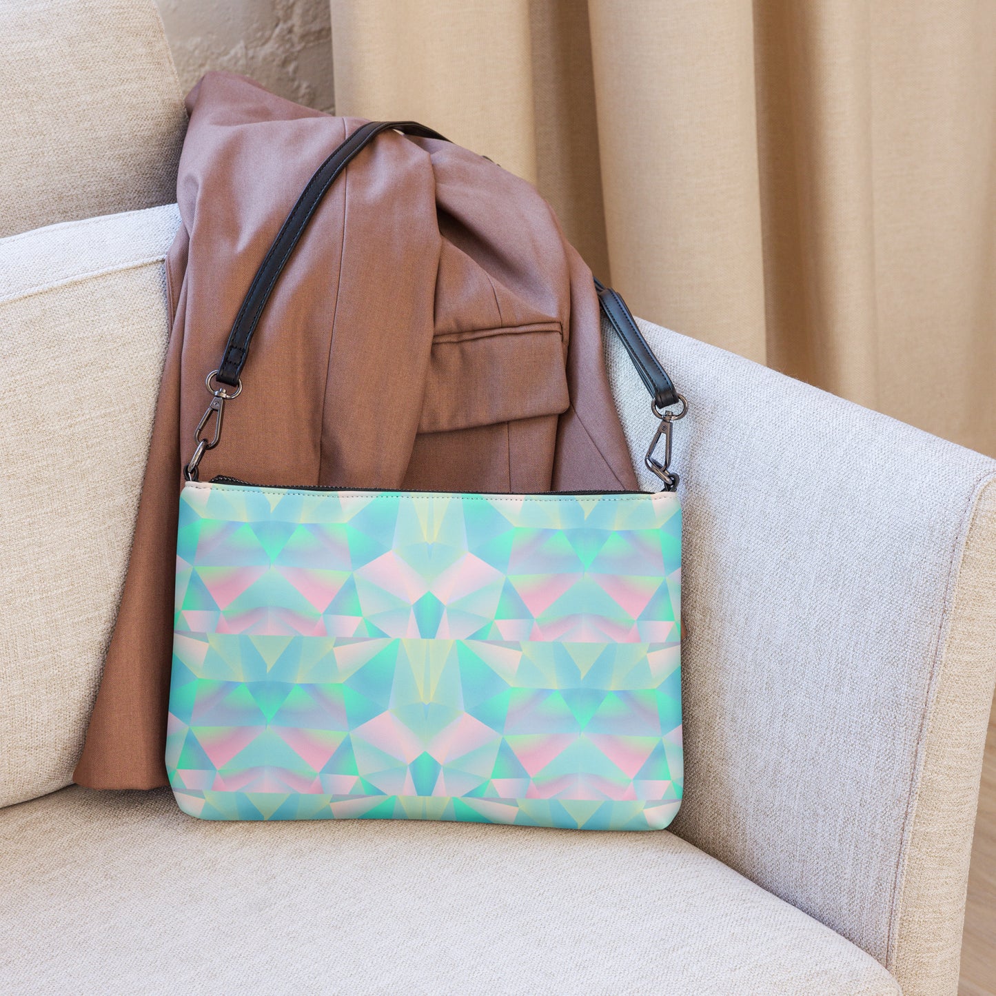 Pastel Prisms Crossbody Bag