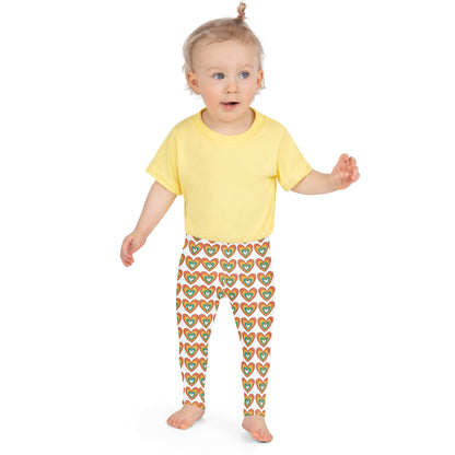 Retro Hearts Kid's Leggings - jaecrece