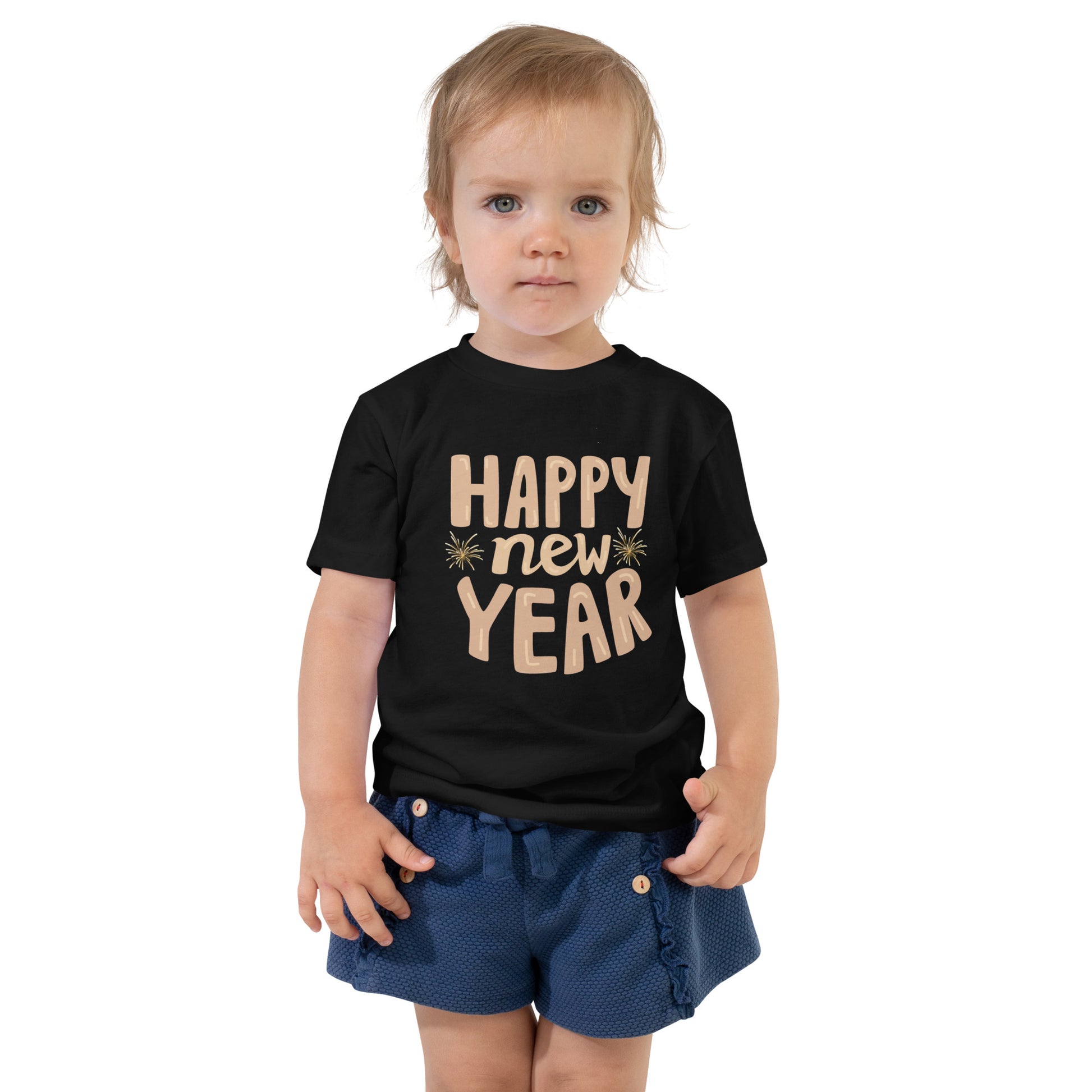 Happy New Year Toddler Short Sleeve Tee - jaecrece