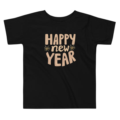 Happy New Year Toddler Short Sleeve Tee - jaecrece