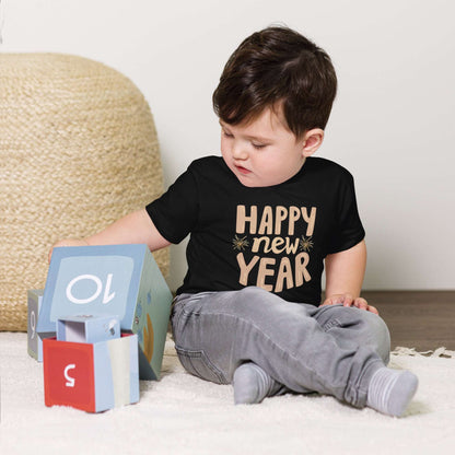 Happy New Year Toddler Short Sleeve Tee - jaecrece