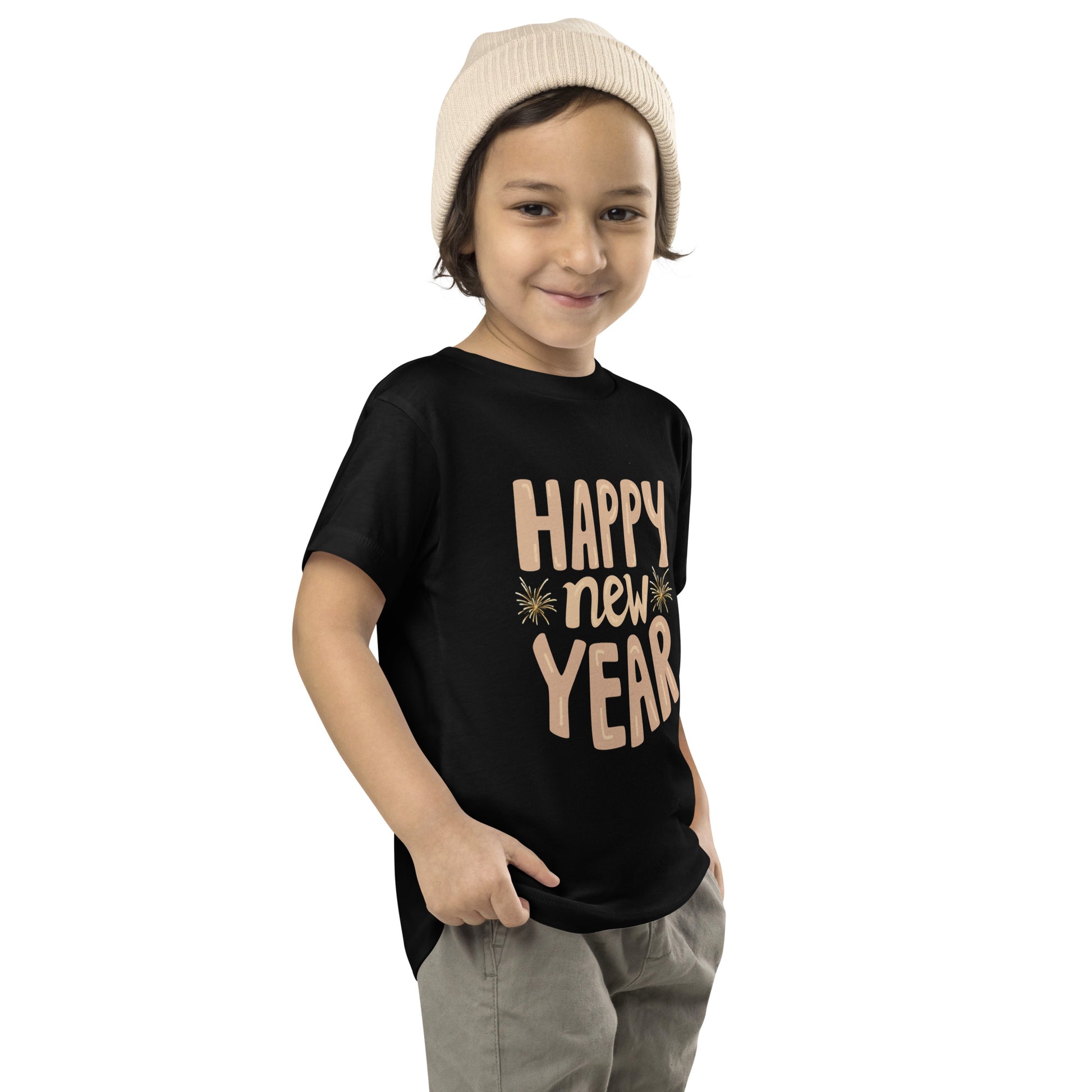 Happy New Year Toddler Short Sleeve Tee - jaecrece