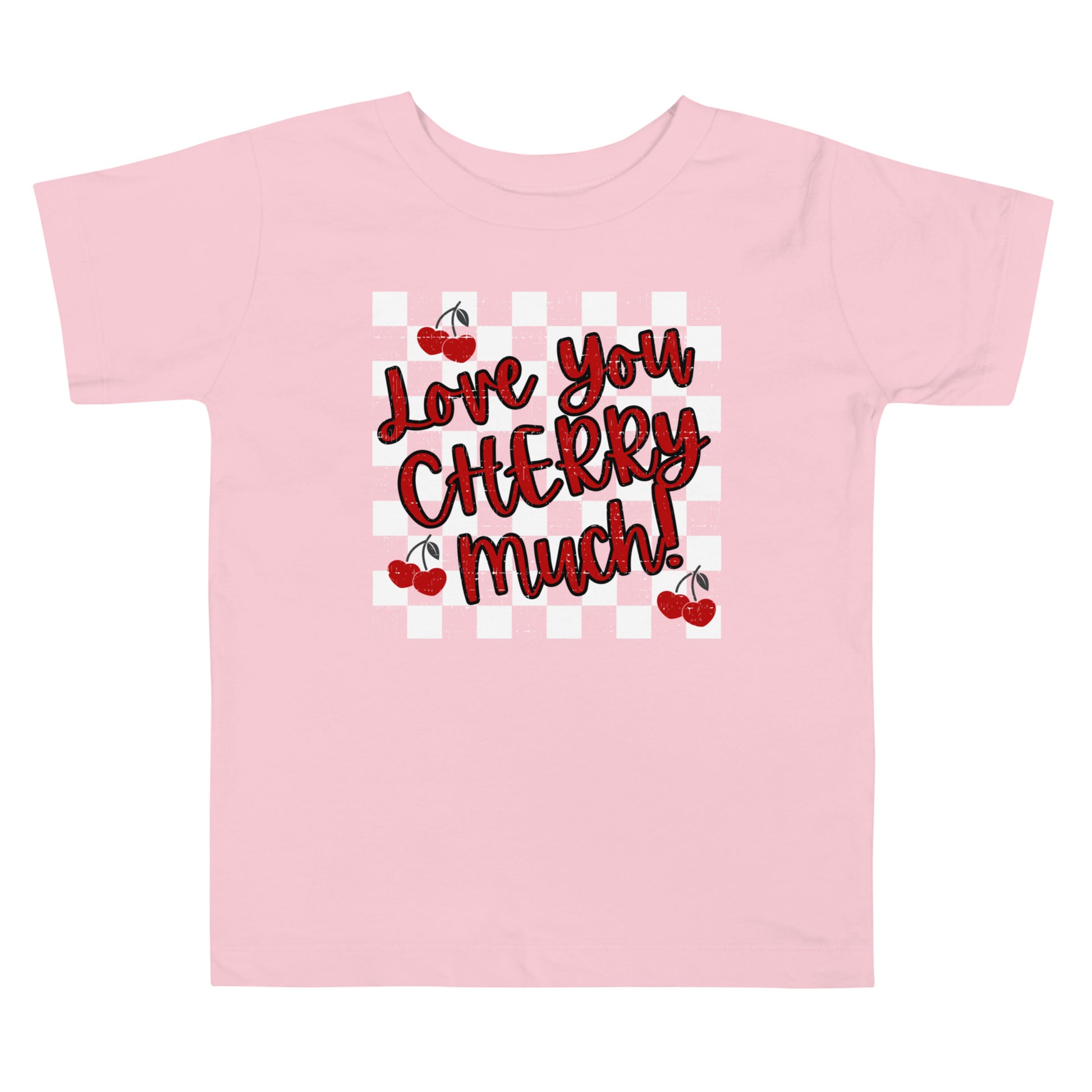 Love you CHERRY Much Toddler Short Sleeve Tee - jaecrece