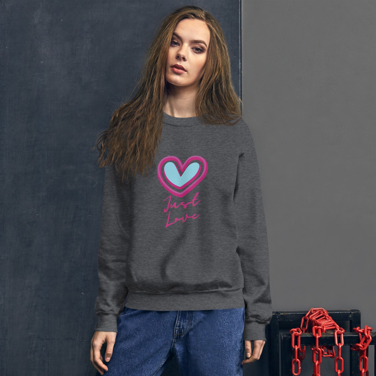 Just Love Unisex Sweatshirt - jaecrece