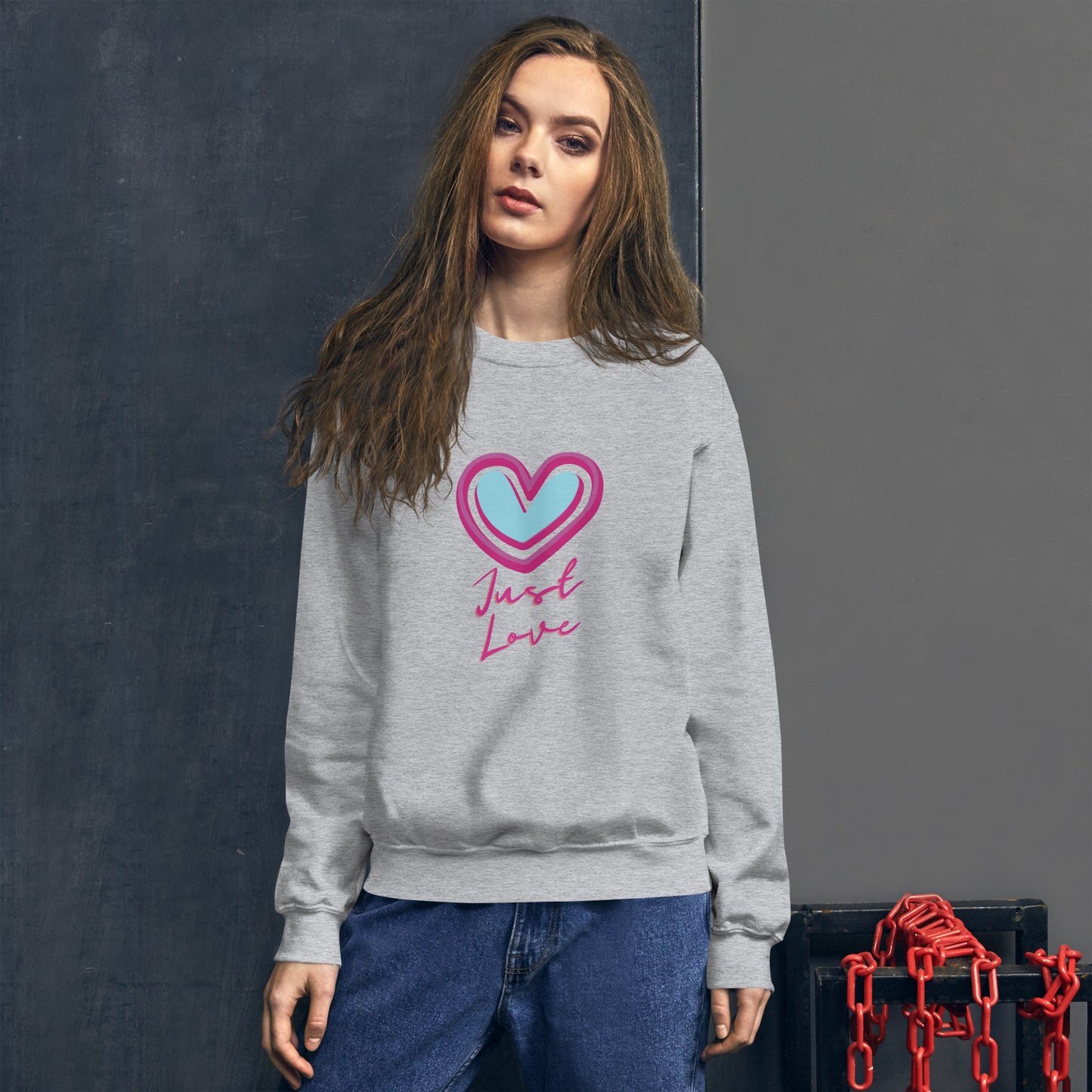 Just Love Unisex Sweatshirt - jaecrece