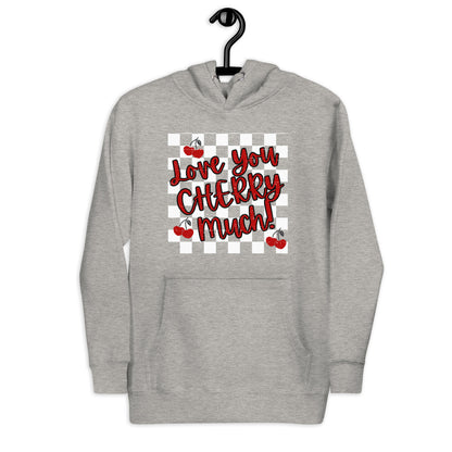 Love You CHERRY Much Adult Hoodie - jaecrece