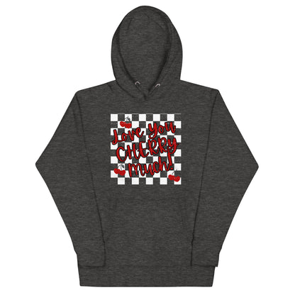 Love You CHERRY Much Adult Hoodie - jaecrece