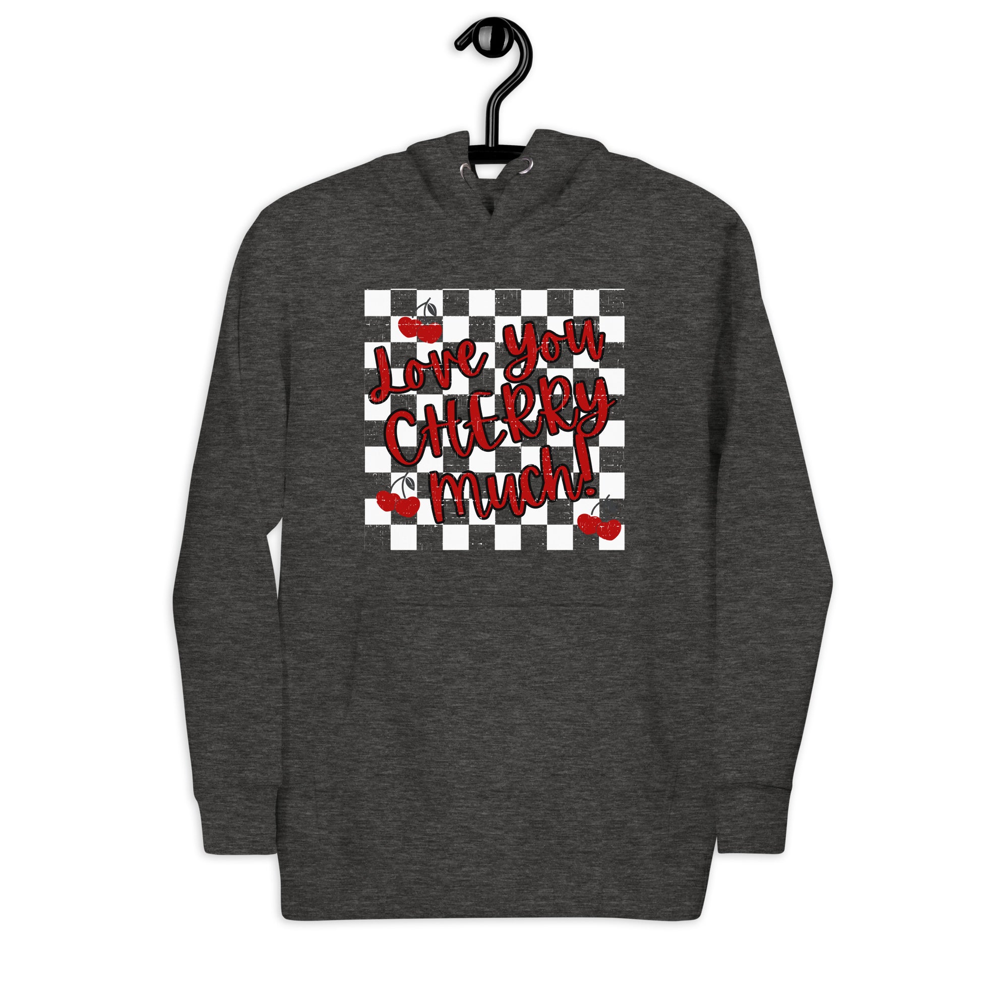 Love You CHERRY Much Adult Hoodie - jaecrece