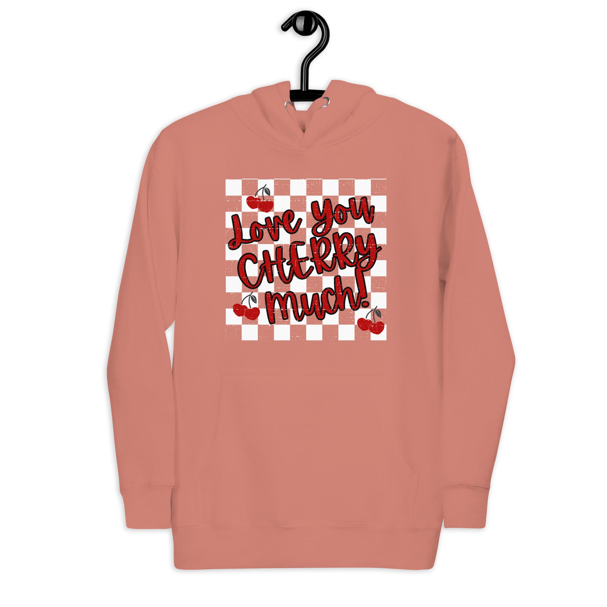 Love You CHERRY Much Adult Hoodie - jaecrece