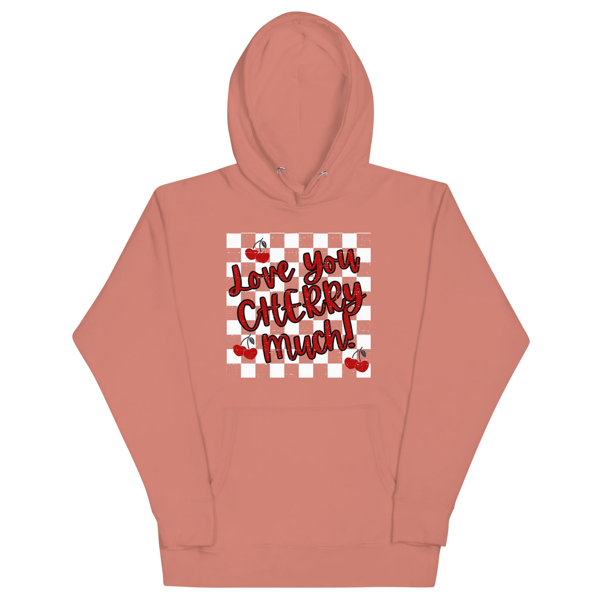 Love You CHERRY Much Adult Hoodie - jaecrece