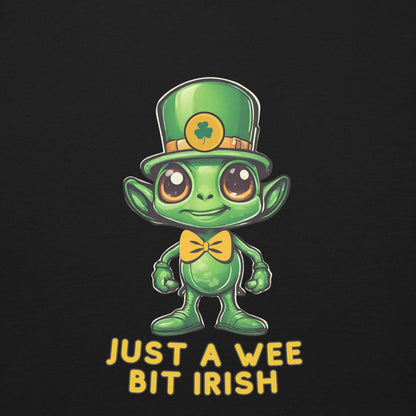 Just a Wee Bit Irish Alien Unisex Premium Sweatshirt