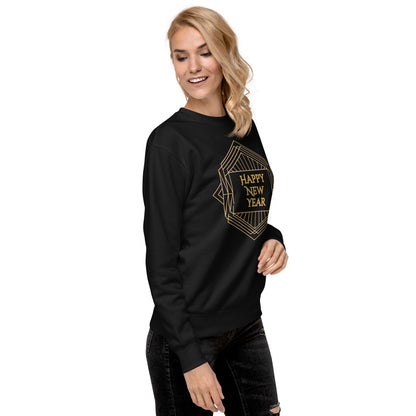 Art Deco New Year Unisex Premium Sweatshirt, by jaecrece.com