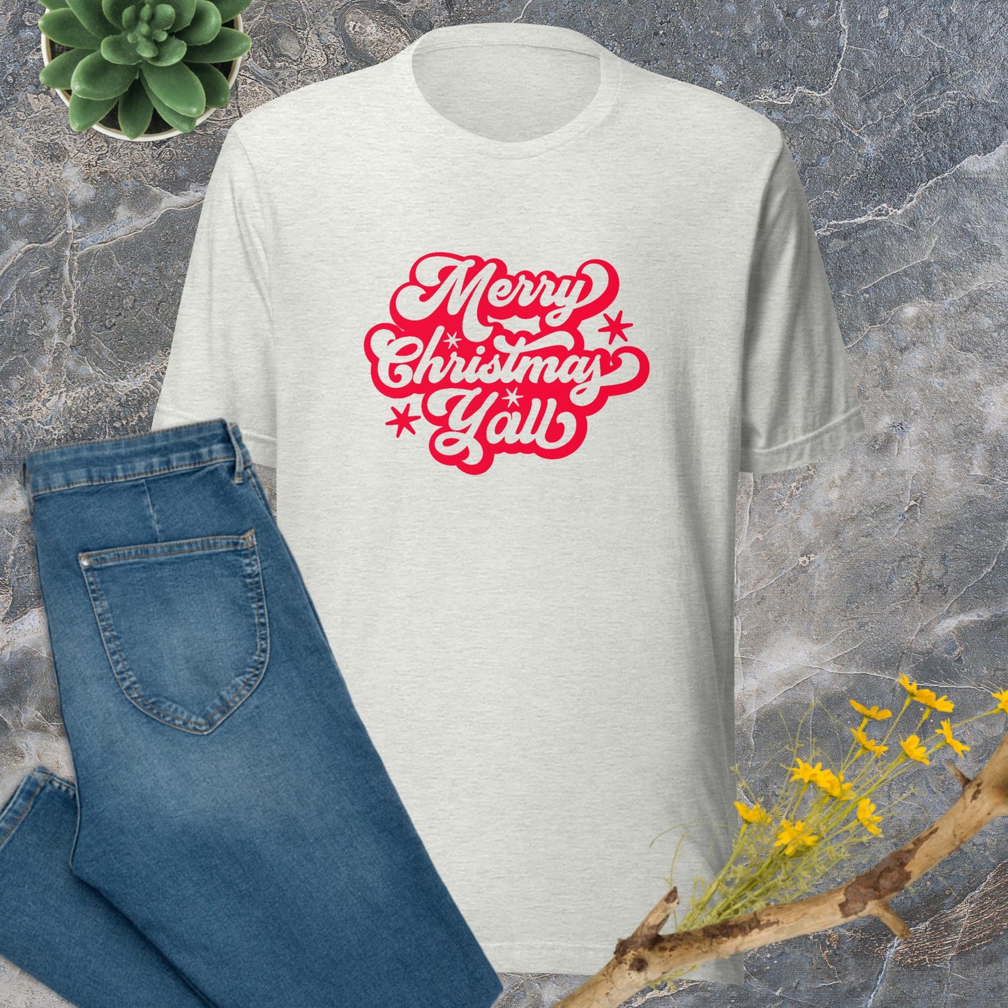 Merry Christmas Y’all Unisex T-shirt - jaecrece