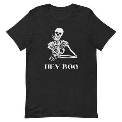 Hey Boo Skeleton Halloween Unisex t-shirt - jaecrece