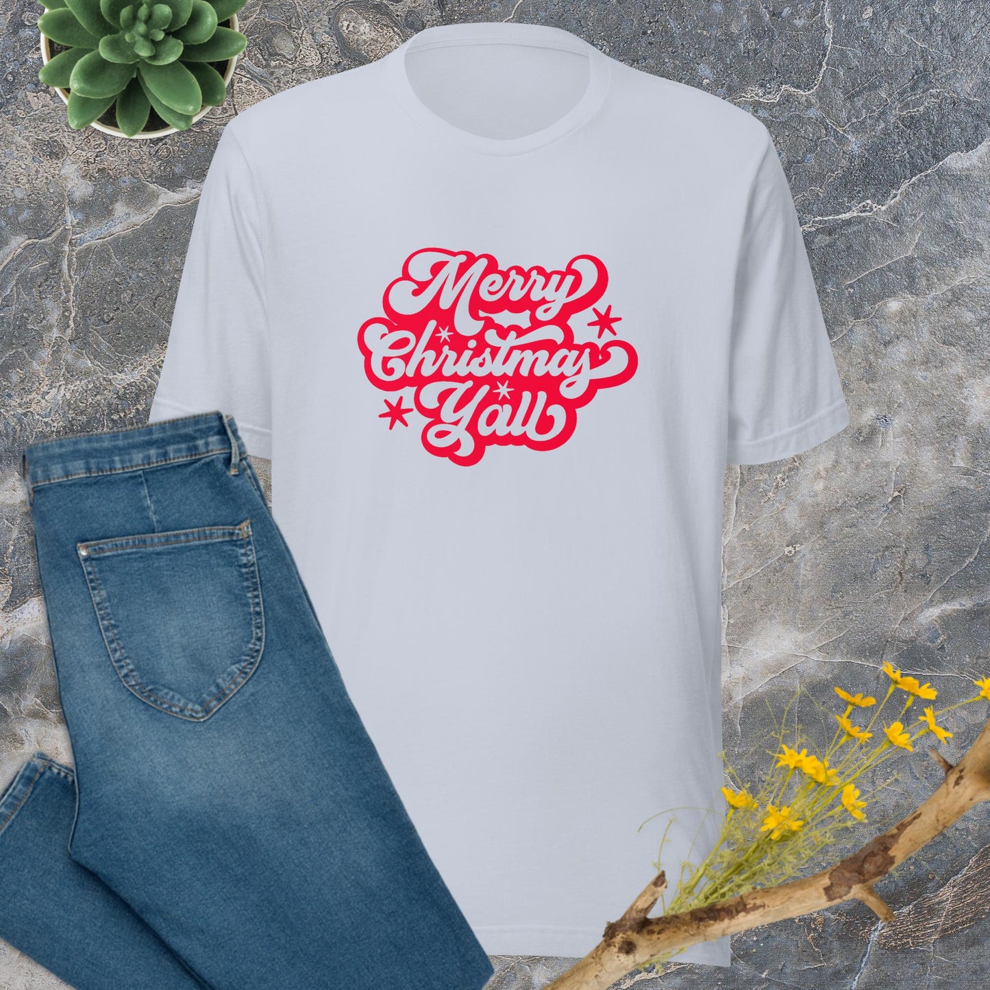 Merry Christmas Y’all Unisex T-shirt - jaecrece