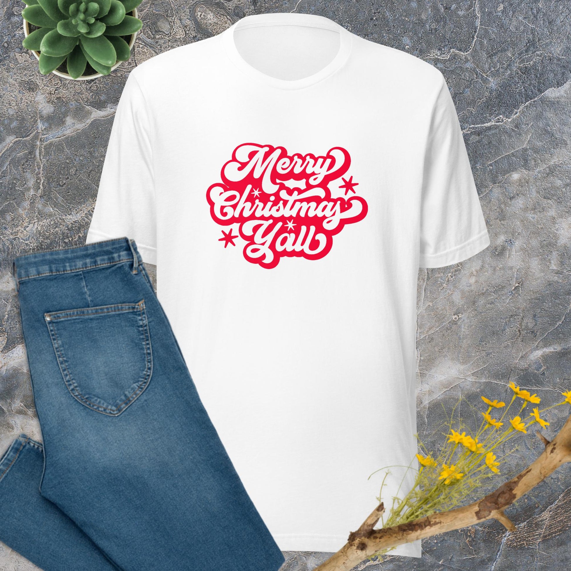 Merry Christmas Y’all Unisex T-shirt - jaecrece