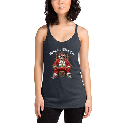 Gangsta Wrapper Women's Racerback Tank - jaecrece