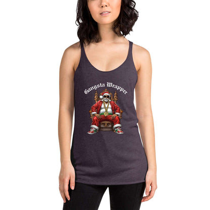 Gangsta Wrapper Women's Racerback Tank - jaecrece