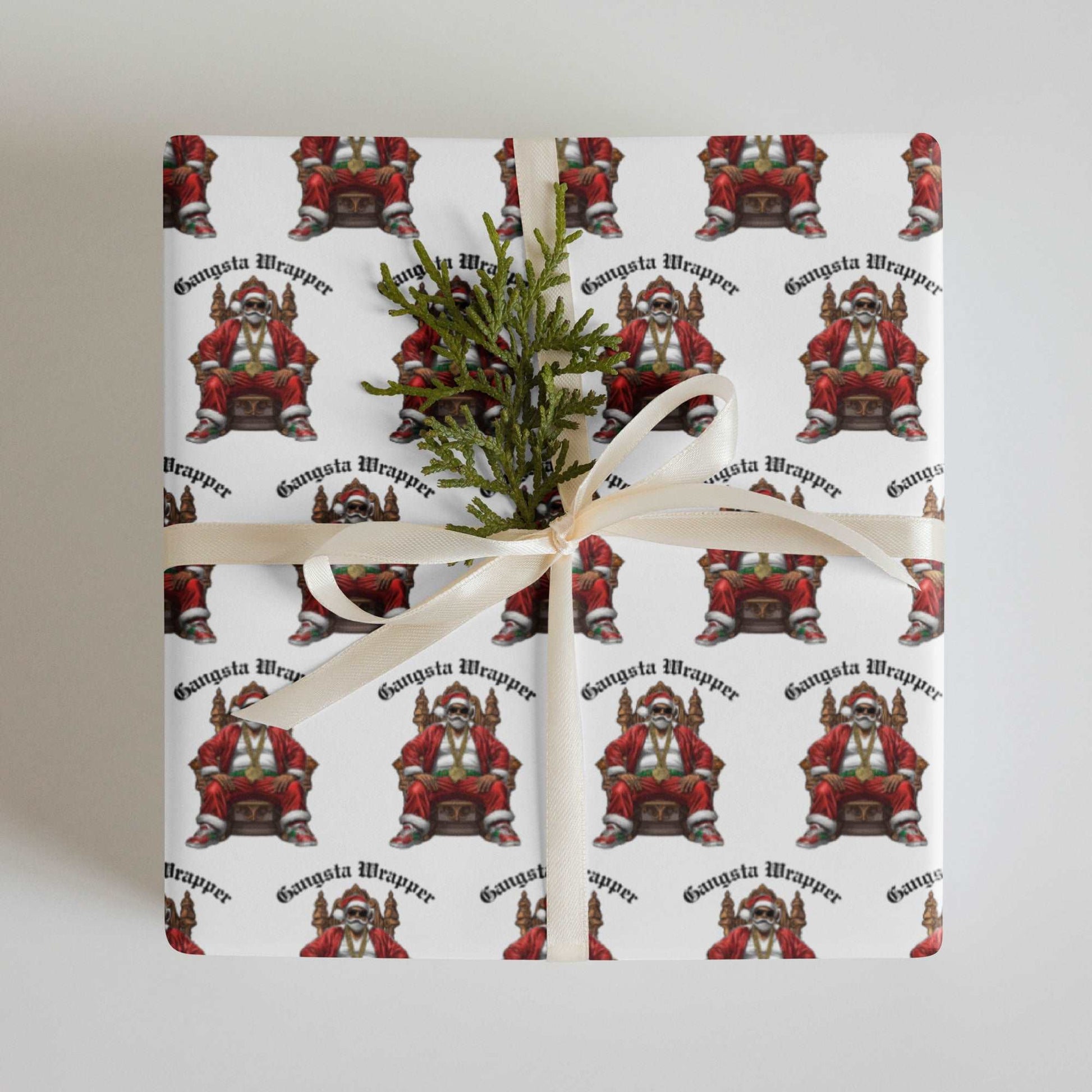 Gangsta Wrapper Wrapping Paper Sheets - jaecrece