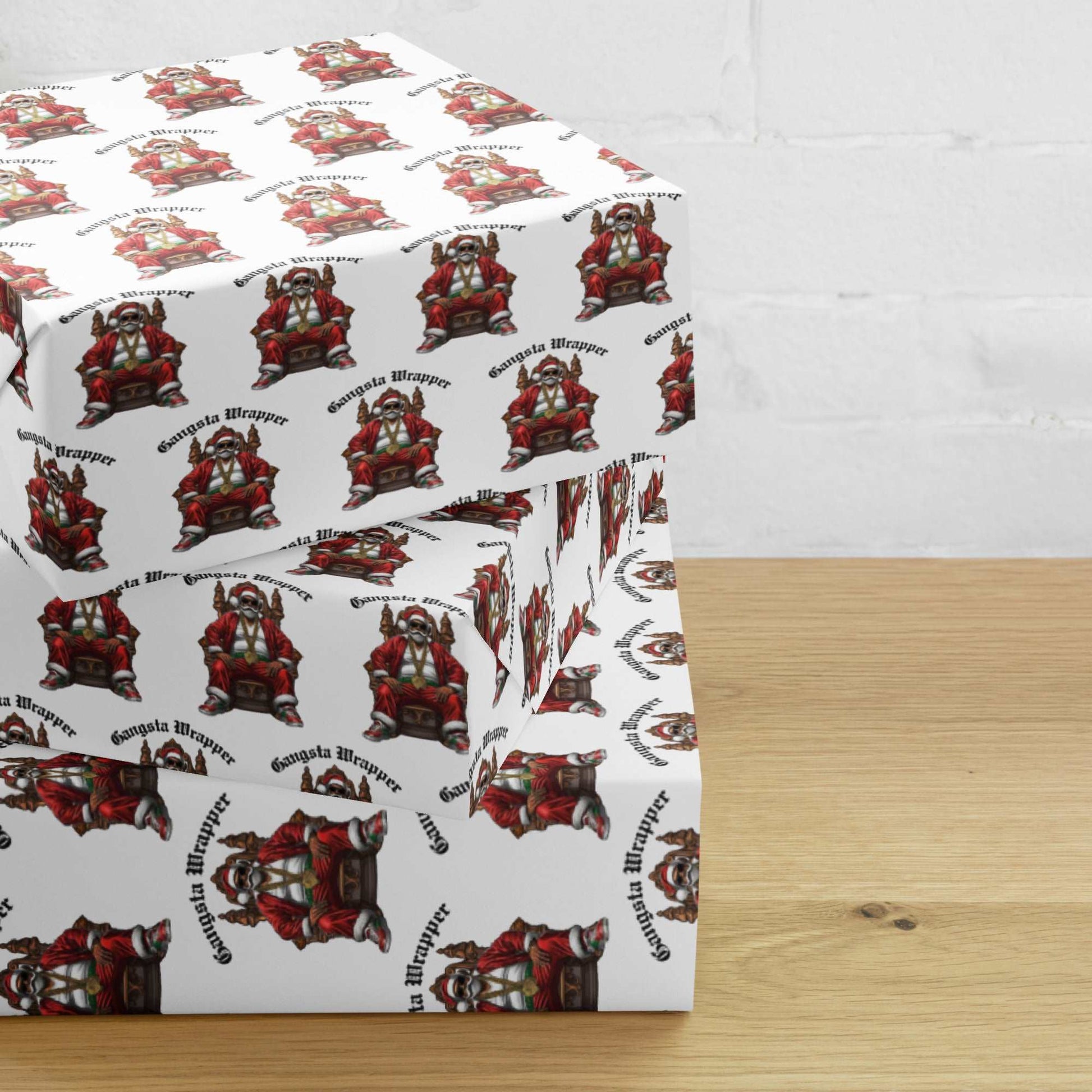 Gangsta Wrapper Wrapping Paper Sheets - jaecrece