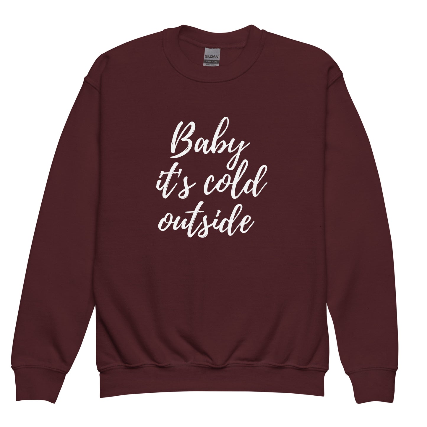 Baby its Cold Outside Youth Crewneck Sweatshirt - jaecrece