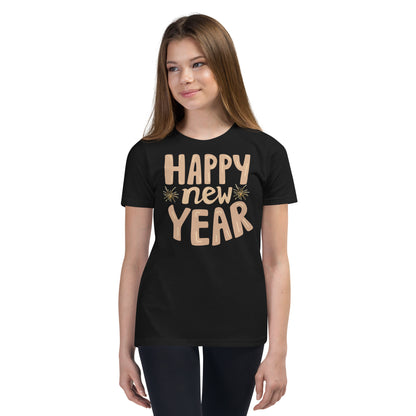 Happy New Year Youth Short Sleeve T-Shirt - jaecrece