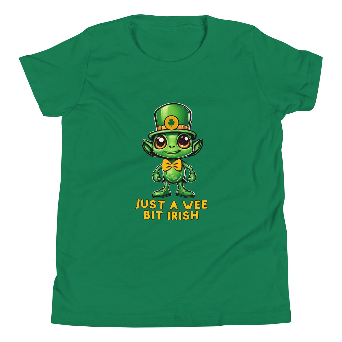 Just a Wee Bit Irish Alien Youth Short Sleeve T-Shirt - jaecrece