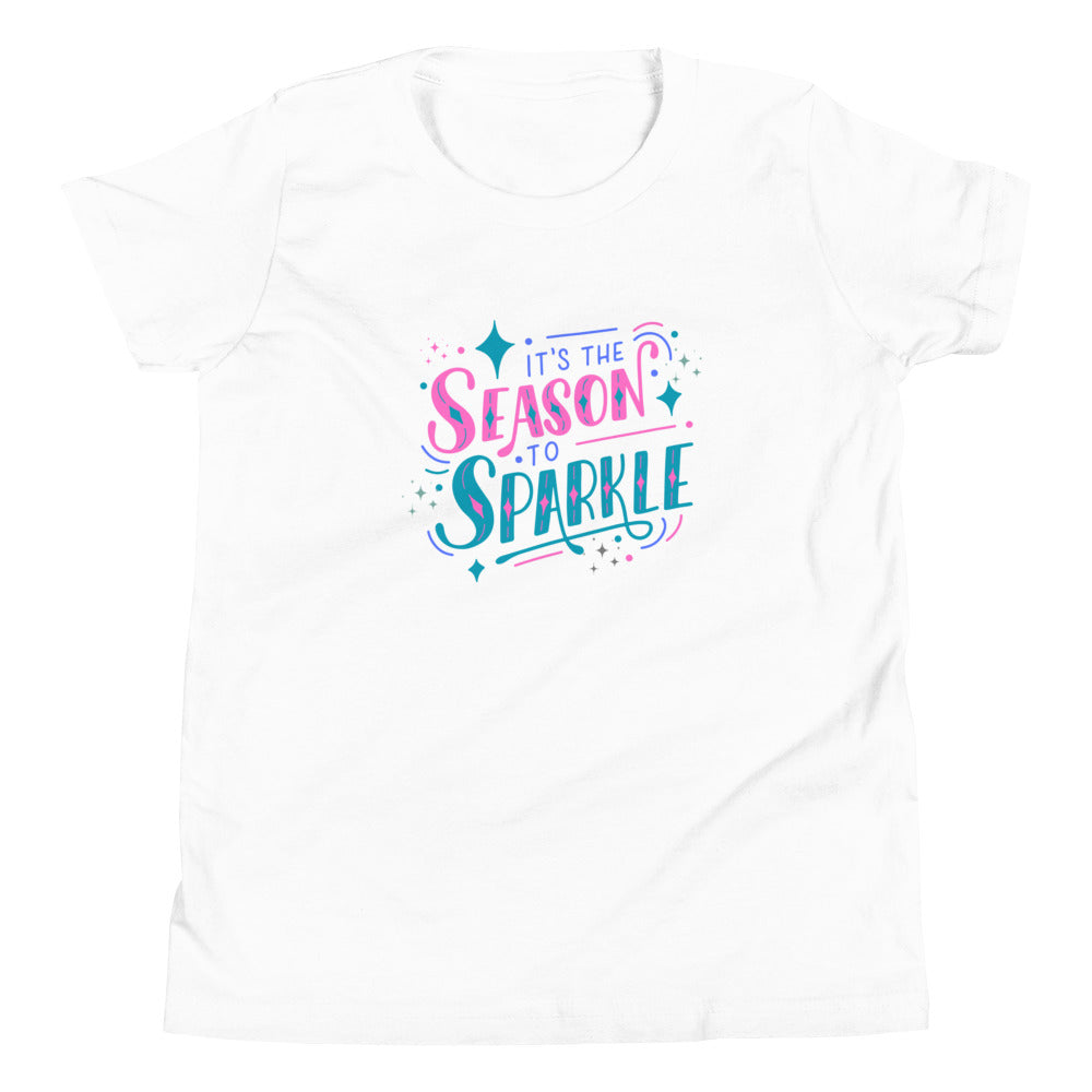 Its the Season to Sparkle Youth Short Sleeve T-Shirt - jaecrece