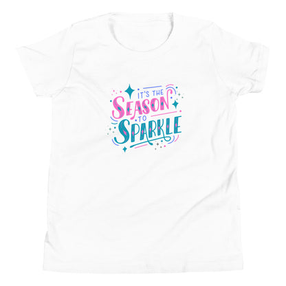 Its the Season to Sparkle Youth Short Sleeve T-Shirt - jaecrece