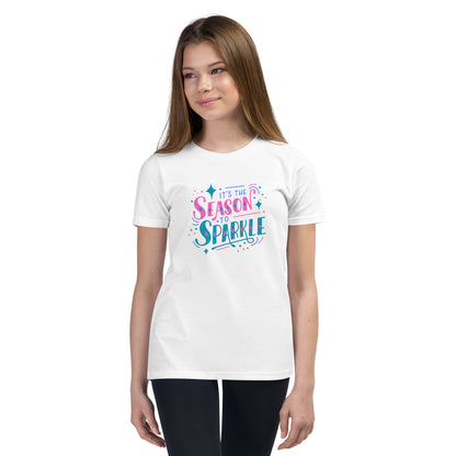 Its the Season to Sparkle Youth Short Sleeve T-Shirt - jaecrece