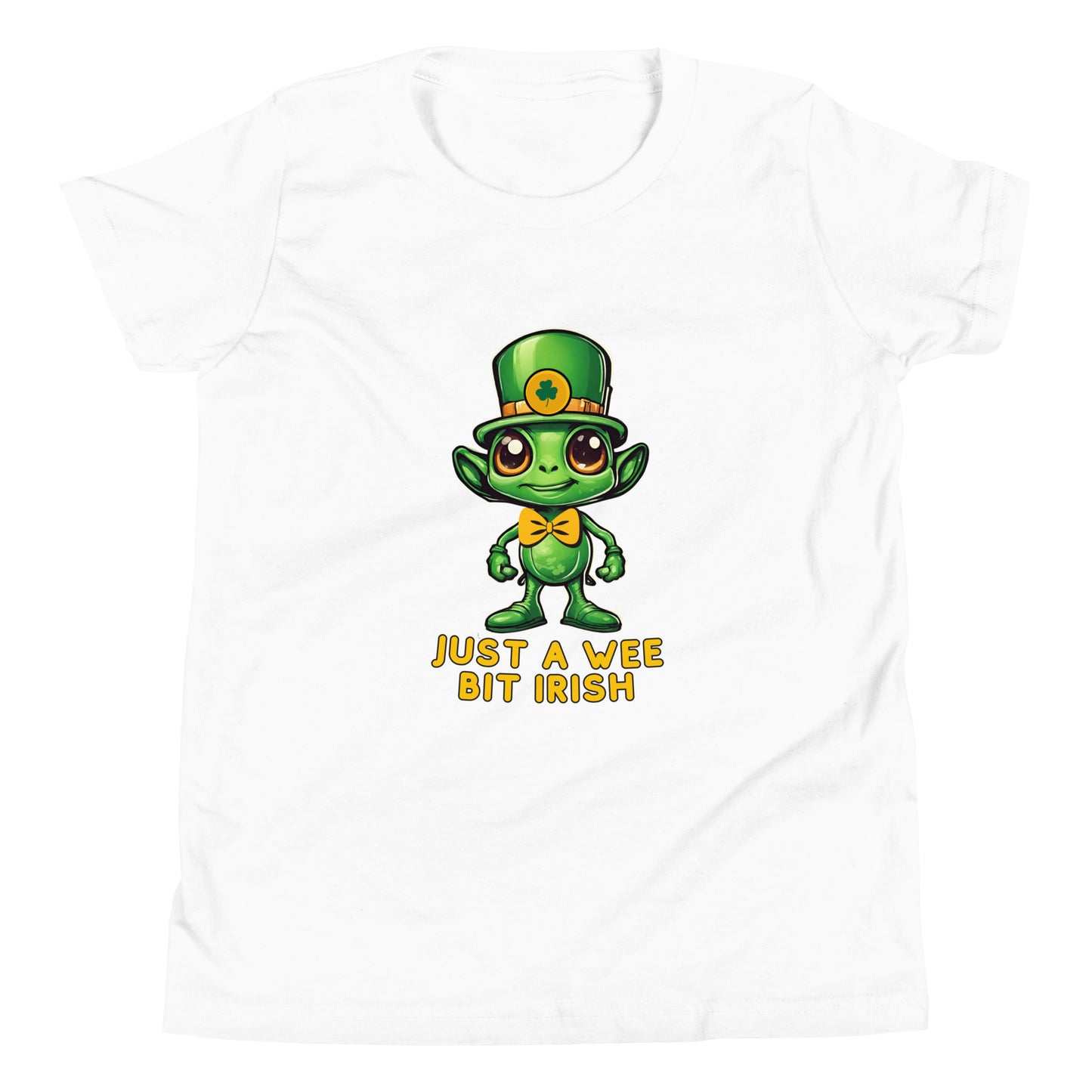 Just a Wee Bit Irish Alien Youth Short Sleeve T-Shirt - jaecrece